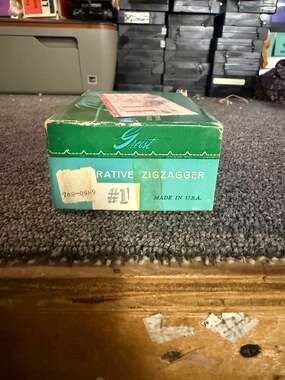 Vintage Greist Decorative Zigzagger #1 Sewing Machine Attachment